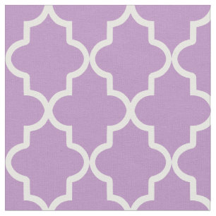 Tecido Lilac Roxo Quatrefoil