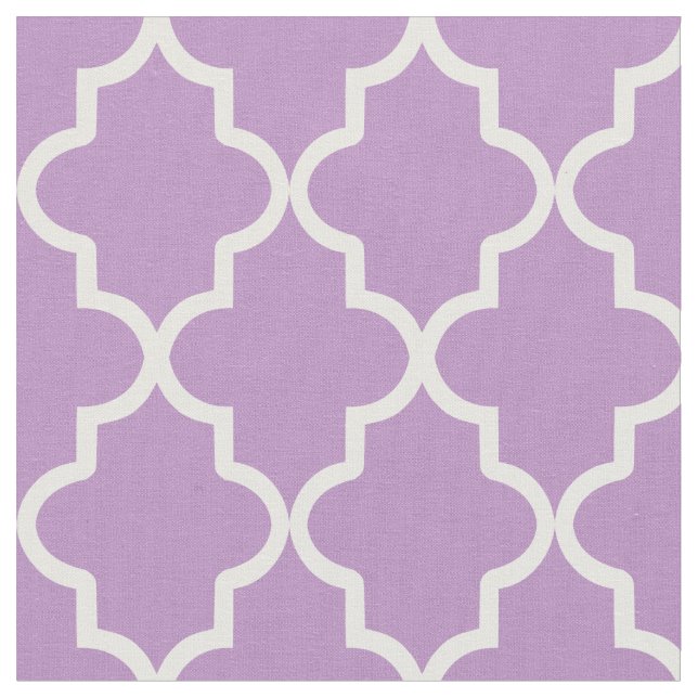 Tecido Lilac Roxo Quatrefoil (Detalhe)