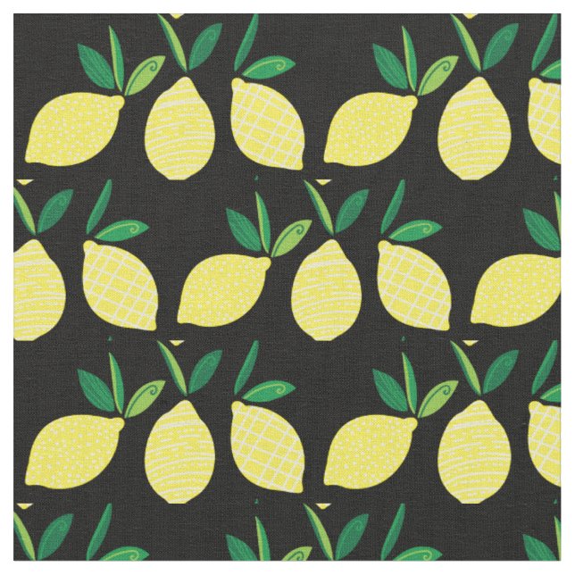 Tecido Limões Fruta Doce de Verão (Detalhe)