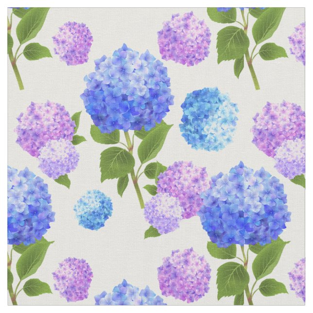 Tecido Lindas Hydrangeas (Detalhe)