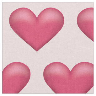 Tecido Lindos Corações Rosa Padrão Fofo do Dia dos Namora