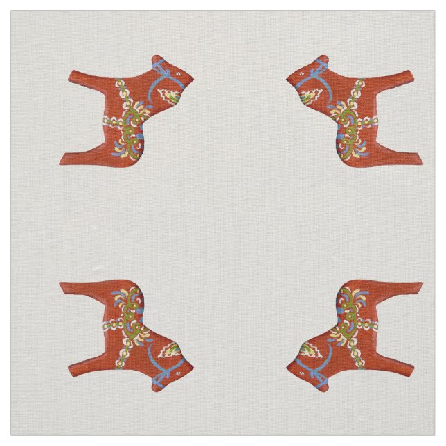 Tecido Linen Red Horse (Modelo)