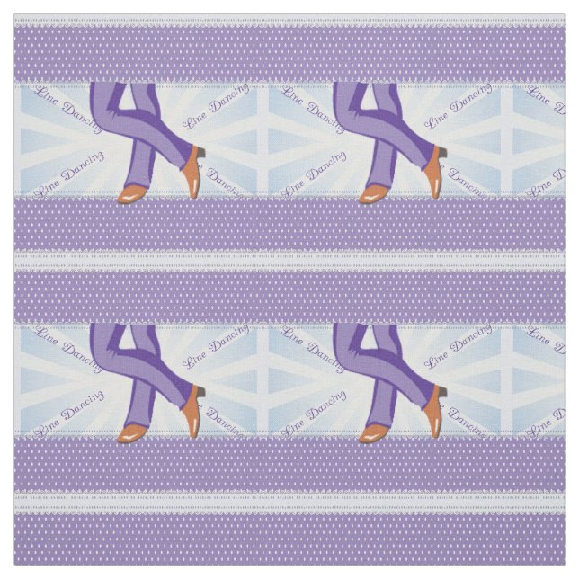 Tecido Linha impressão do país das botas da dança na (Modelo)