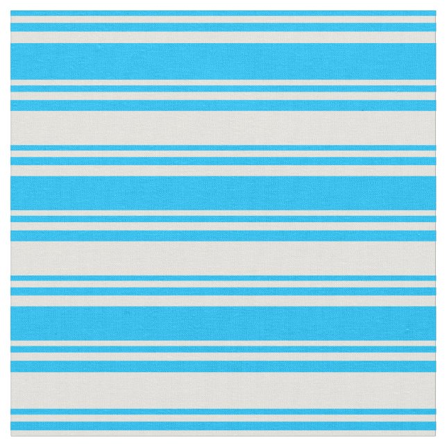 Tecido Linhas Azul e Amarelo Claro do Céu (Detalhe)