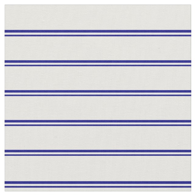 Tecido Linhas brancas e azuis (Detalhe)