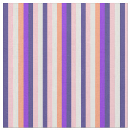 Tecido Linhas Ciano, Rosa, Azul Escuro, Roxo e Salmão