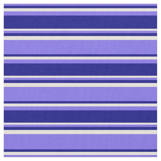 Tecido Linhas com Cor Azul, Azul e bege Médio (Detalhe)