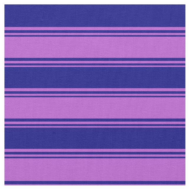 Tecido Linhas com Cor Orquídea e Azul (Detalhe)