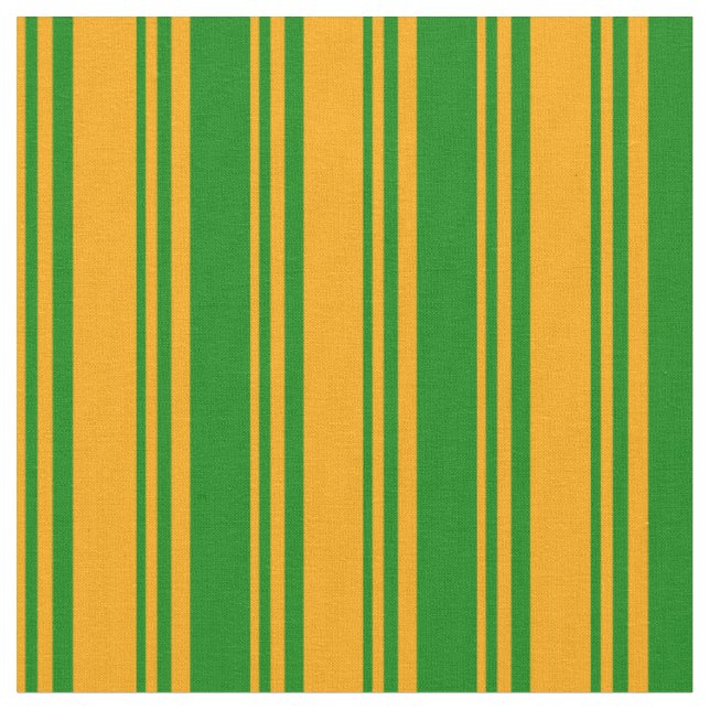Tecido Linhas Cor Laranja e Verde (Detalhe)