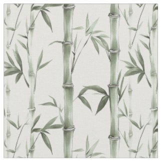Tecido Linhas de Bambu Verde