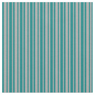 Tecido Linhas de Cinza Teal e Escuro