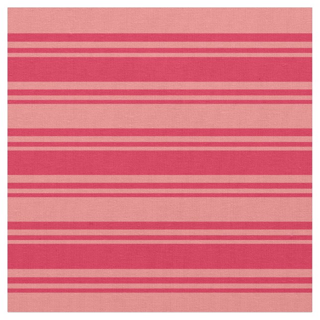Tecido Linhas de Coral Claro e Crimson (Detalhe)