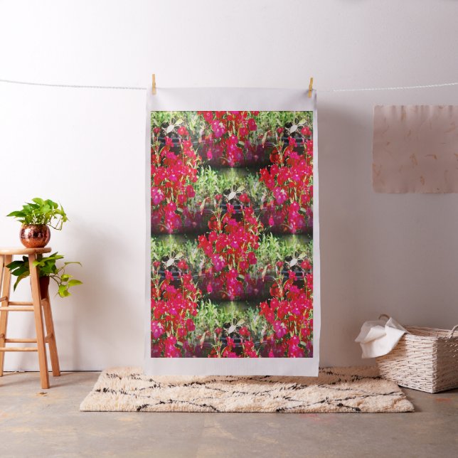 Tecido Linhas de cravos... (In Situ)