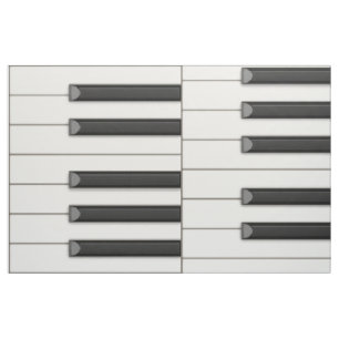 Tecido Linhas de Teclado de Música Contínua com Teclas Pi