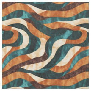 Tecido Linhas giratórias de Abstrato/cor de laranja/laran