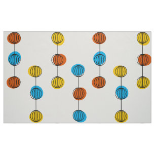 Tecido Linhas Globais grandes