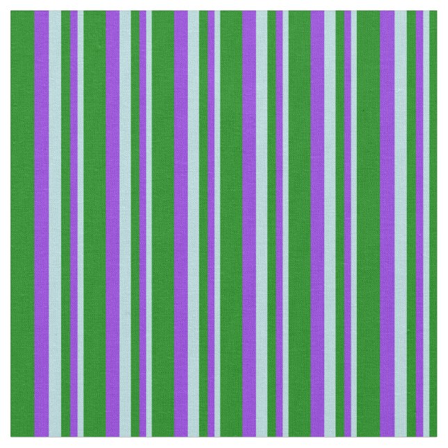 Tecido Linhas Pó Azul, Roxo e Verde Colorido (Detalhe)