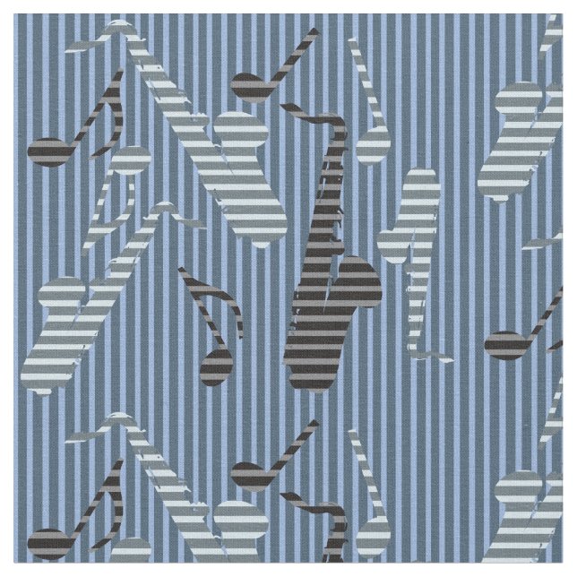 Tecido Linhas Saxofônicas (Detalhe)