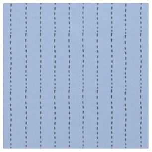 Tecido Linhas Tracejadas em Azul Claro