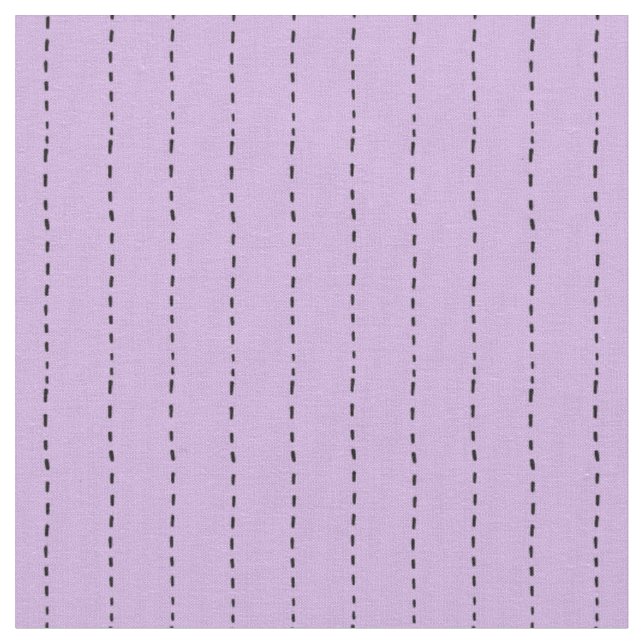 Tecido Linhas Tracejadas em Roxo Claro (Detalhe)