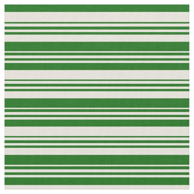 Tecido Linhas verdes beges e escuras (Detalhe)