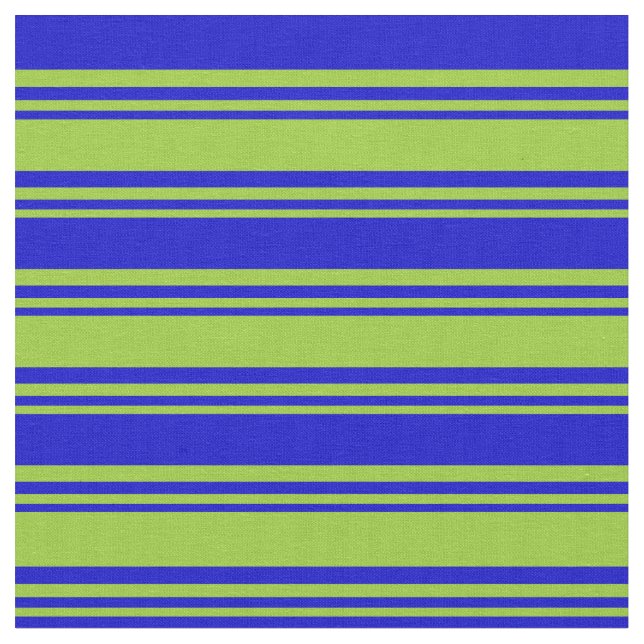 Tecido Linhas verdes e azuis (Detalhe)