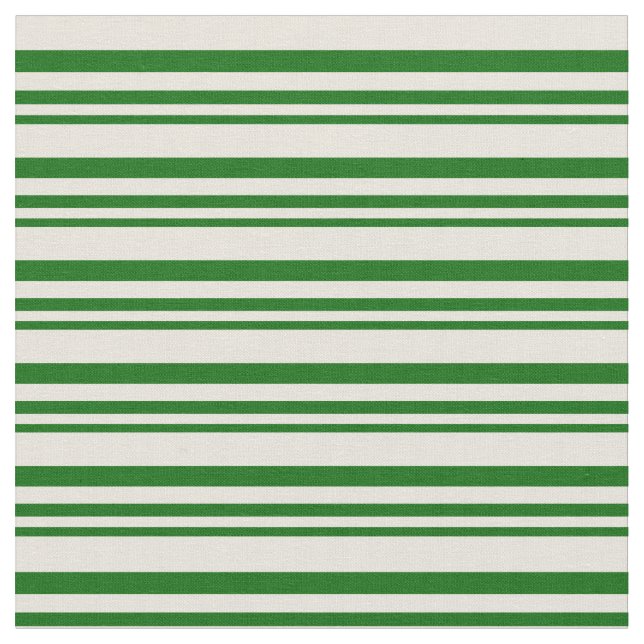 Tecido Linhas verdes e beges escuros (Detalhe)