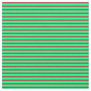 Tecido Linhas Verdes e Vermelhas Coloridas