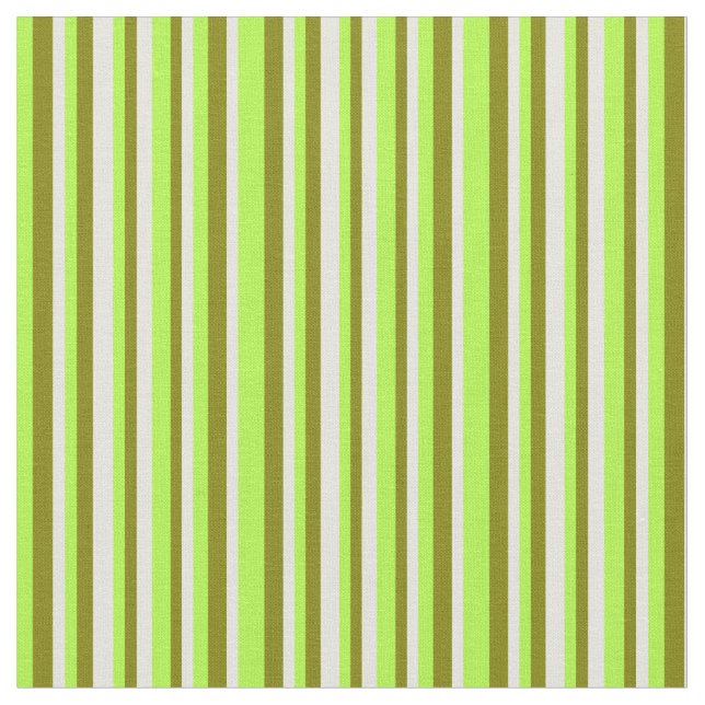 Tecido Linhas verdes, verdes e beges claras (Detalhe)