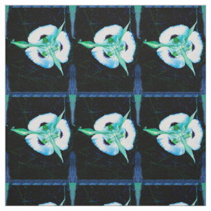 Tecido Lírio feericamente azul