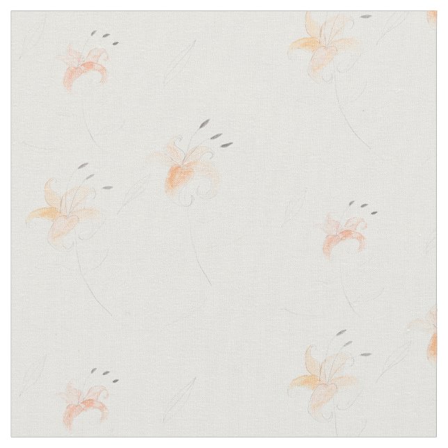 Tecido Lírios de tigre (Detalhe)