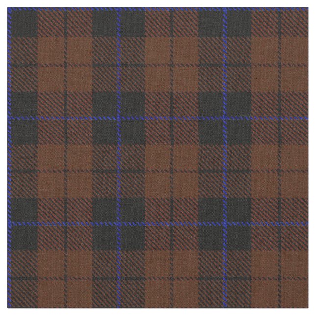 Tecido Listra azul/preta marrom rica profunda (Detalhe)