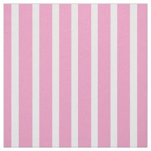 Tecido listrado cor-de-rosa e branco vertical