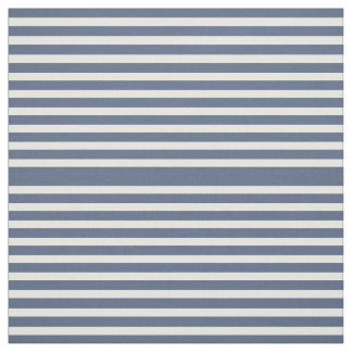 Tecido listrado do azul marinho e o branco