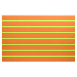 Tecido listras amarelas neon laranja