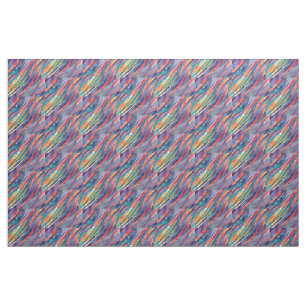 Tecido Listras Aquarela Laranja, Rosa Azul Verde Roxo 