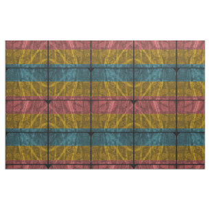 Tecido Listras Azul Dourado Rosa Roxo Desgastado