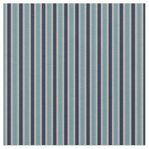 Tecido Listras de azul-marinho e turquesa claro
