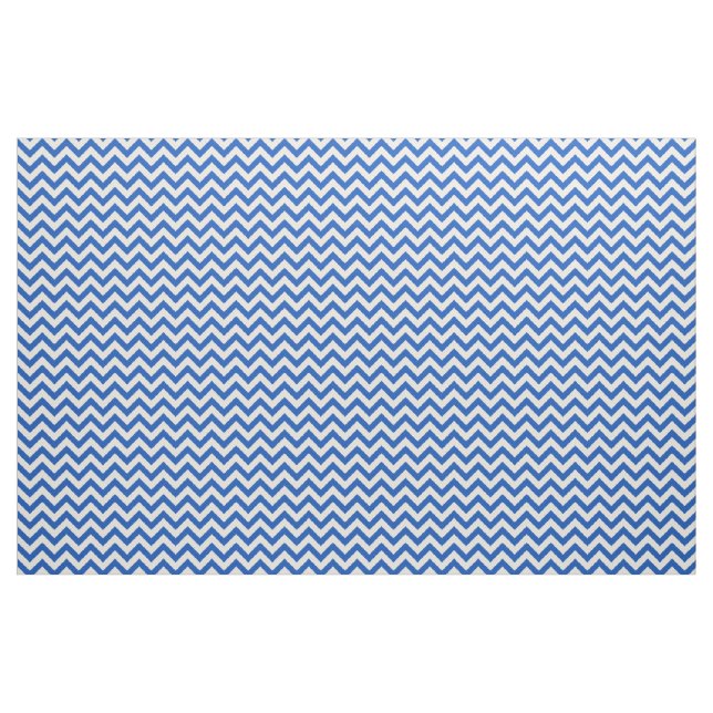 Tecido Listras de Chevron Azul Safira (Fat Quarter)