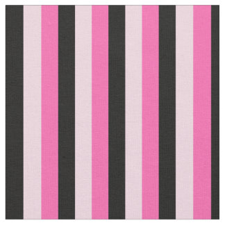 Tecido Listras rosa e pretas