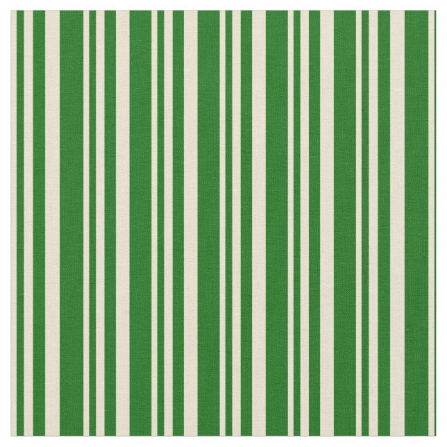 Tecido Listras verdes beges e escuras (Detalhe)