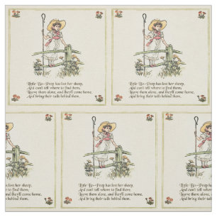 Tecido Little Bo-Peep: Clássico de Kate Greenaway Nursery