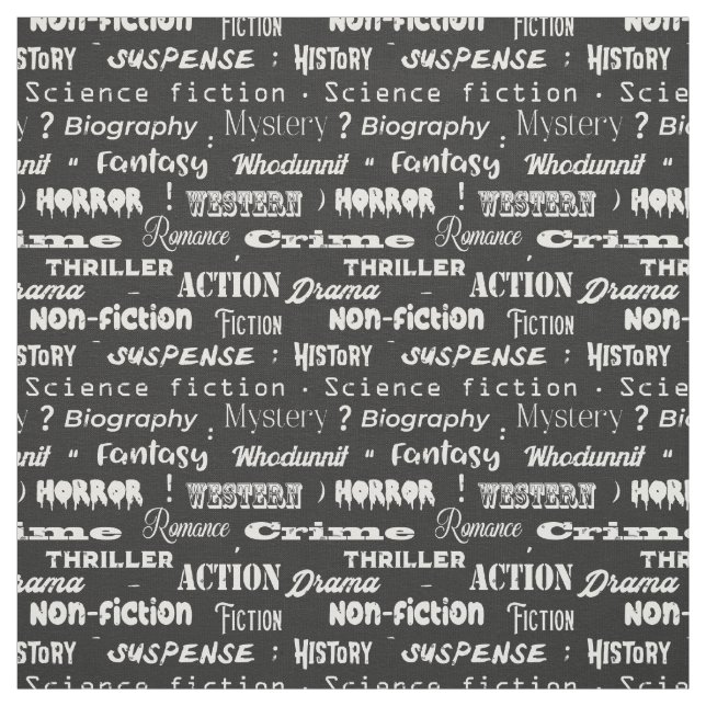 Tecido Livros Negros e Brancos (Modelo)