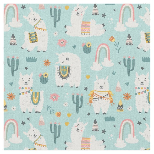 Tecido Llamas (Detalhe)