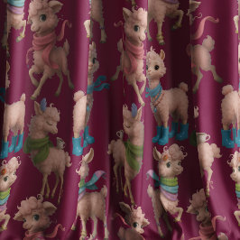 Tecido Llamas de cor rosa na moda