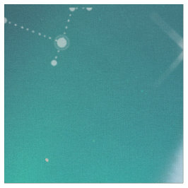 Tecido Lobo árctico e noite mágica com luzes nortes