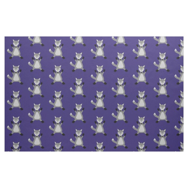 Tecido Lobo de Halloween Cachorro (Fat Quarter)