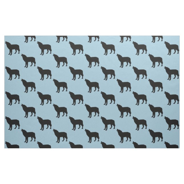 Tecido Lobo preto (Fat Quarter)