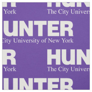 Tecido Logotipo Acadêmico Hunter College CUNY