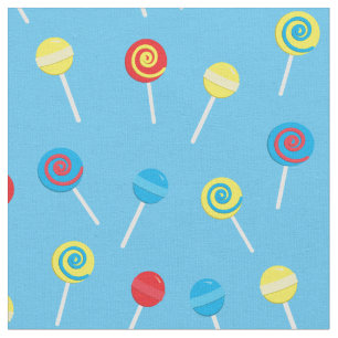 Tecido Lollipops Bonitos Crianças Doces Coloridos